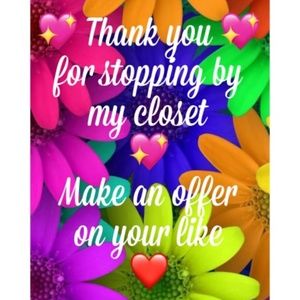 💖 Thank you for stopping by my closet 💖